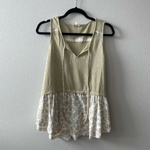 Hem & Thread Floral Tank Top